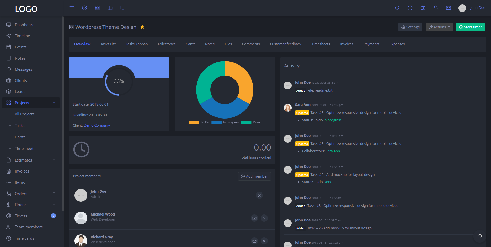 Business Management Software preview
