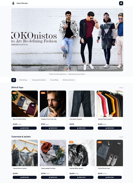 E-Commerce Store preview